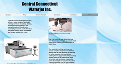Desktop Screenshot of ccwaterjet.com