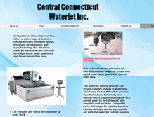 Tablet Screenshot of ccwaterjet.com